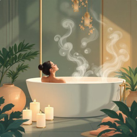 Расслабляющая ванна с бомбочкой FITOSPA
